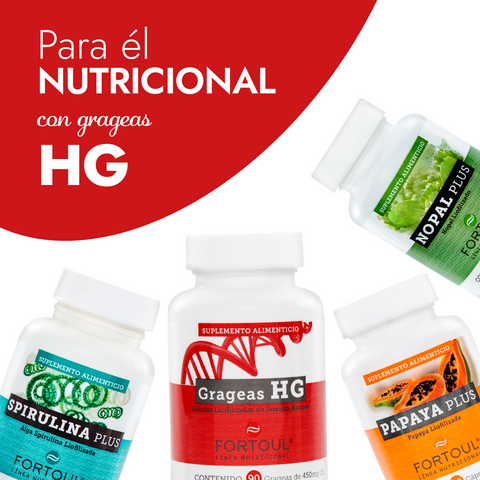 NUTRICIONAL COMPLETO CON GRAGEA HG (Para Él)